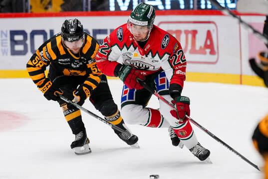Skellefteås Oskar Nilsson och Frölundas Linus Nässen