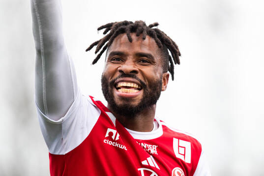 Sandvikens IFs John Junior Igbarumah jublar