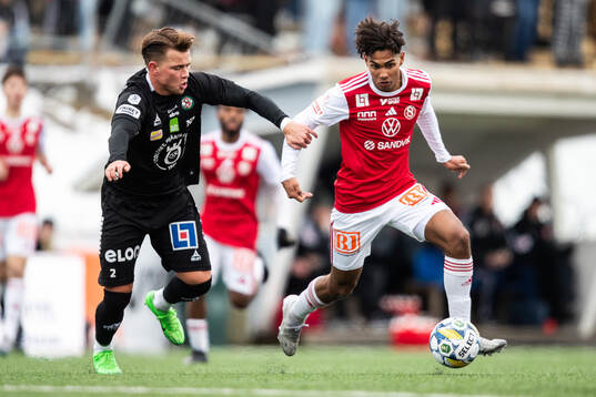 Örebros Tobias Bjørnstad och Sandvikens IFs Jonathan