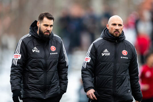 Sandvikens IFs tränare Eldar Abdulic och assisterande