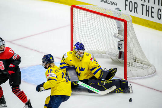 Goaltender Emma Söderberg of Sweden