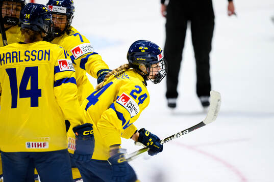 Ebba Hedqvist of Sweden celebrates