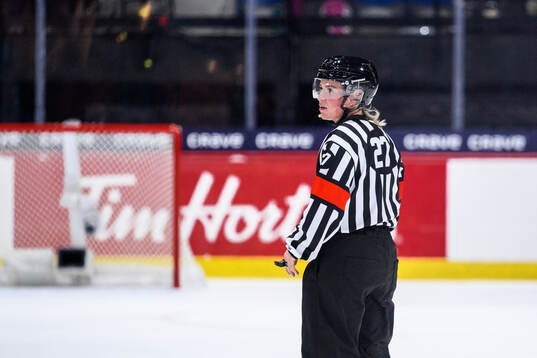 Referee Vanessa Anselm