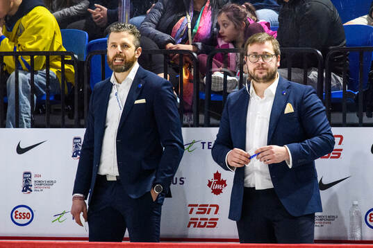 Head coach Ulf Lundberg and Assistant coach Dennis Bozic of