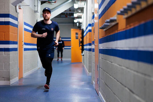 Växjös Dylan McLaughlin värmer upp