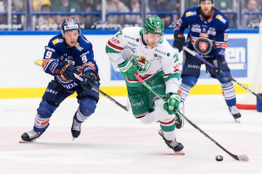 Växjös Victor Stjernborg och Rögles Linus Sjödin
