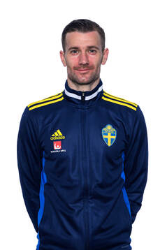 Jonatan Berg, fystränare i det svenska U23-damlandslaget