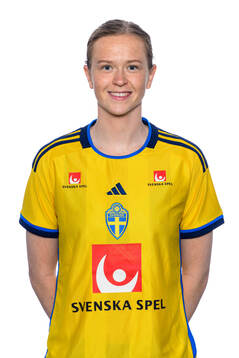 Emma Östlund i det svenska U23-damlandslaget