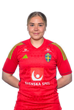 Sofia Hjern i det svenska U23-damlandslaget