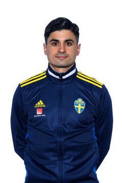 Dillan Ismail, läkare i det svenska U23-damlandslaget