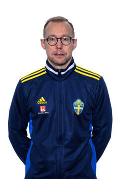 Anders Wasserman, analytiker i det svenska U23-damlandslaget