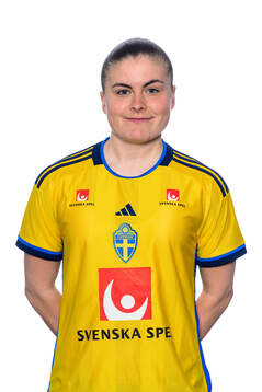 Hanna Wijk i det svenska U23-damlandslaget