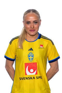 Alva Selerud i det svenska U23-damlandslaget