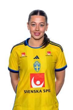 Cornelia Kapocs i det svenska U23-damlandslaget