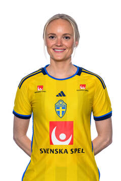 Emma Pennsäter i det svenska U23-damlandslaget