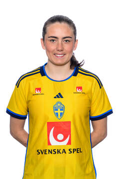 Matilda Eriksson Kristell i det svenska U23-damlandslaget