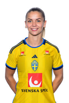 Johanna Renmark i det svenska U23-damlandslaget
