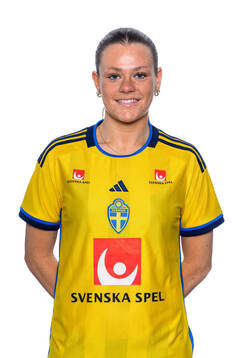 Sofia Reidy i det svenska U23-damlandslaget
