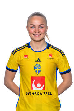 Lova Sternfeldt i det svenska U23-damlandslaget