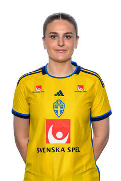 Lisa Björk i det svenska U23-damlandslaget