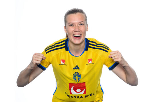 Ebba Handfast i det svenska U23-damlandslaget