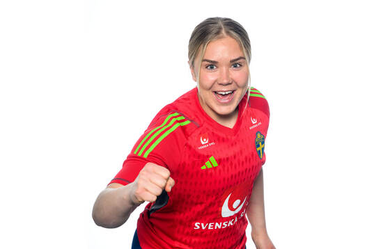 Sofia Hjern i det svenska U23-damlandslaget
