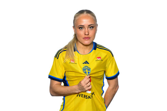 Alva Selerud i det svenska U23-damlandslaget