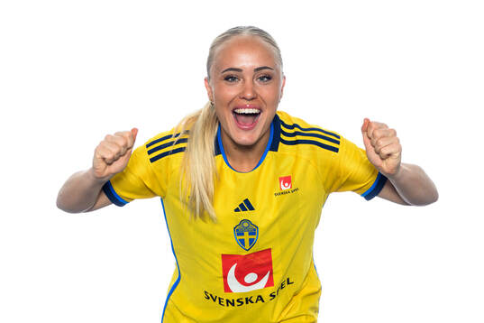 Alva Selerud i det svenska U23-damlandslaget