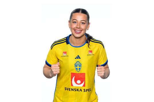 Cornelia Kapocs i det svenska U23-damlandslaget