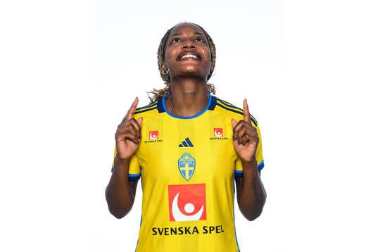 Evelyn Ijeh i det svenska U23-damlandslaget