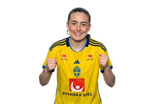 Matilda Eriksson Kristell i det svenska U23-damlandslaget