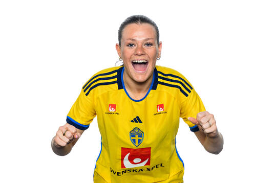 Sofia Reidy i det svenska U23-damlandslaget