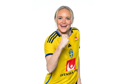 Emma Pennsäter i det svenska U23-damlandslaget