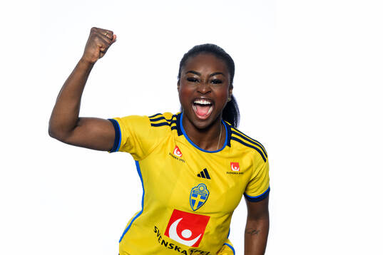 Monica Jusu Bah i det svenska U23-damlandslaget