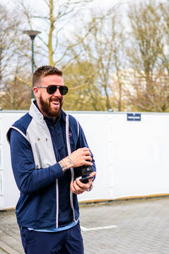Malmö FFs Pontus Jansson ankommer till arenan