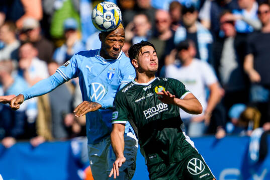 Malmö FFs Derek Cornelius och Jusef Erabi