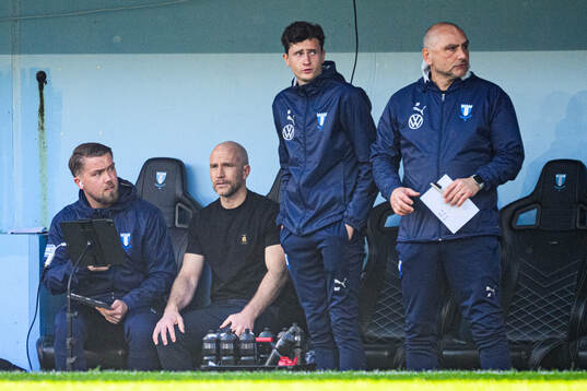 Malmö FFs assisterande tränare Theodor Olsson, tränare