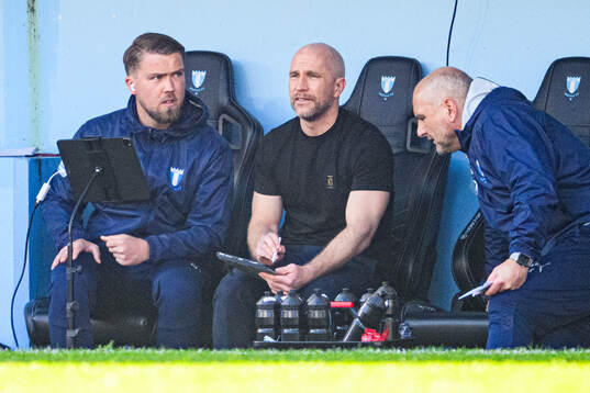 Malmö FFs assisterande tränare Theodor Olsson, tränare