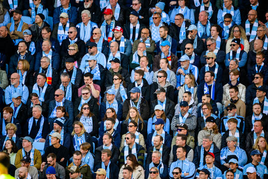 under fotbollsmatchen i Allsvenskan mellan Malmö FF och