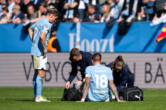 Malmö FFs Pontus Jansson får vård