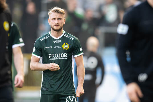 Hammarbys Simon Strand deppar