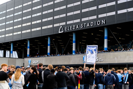 Exteriör av Eleda Stadion