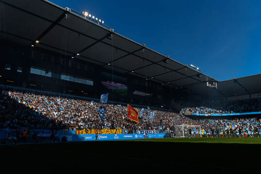 Interiör av Elden Stadion