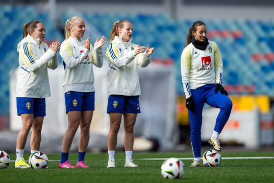 Elin Rubensson, Stina Lennartsson, Anna Anvegård and Rusul