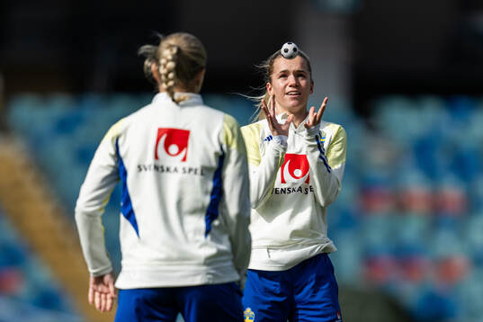 Hanna Lundkvist of the Swedish women's national football