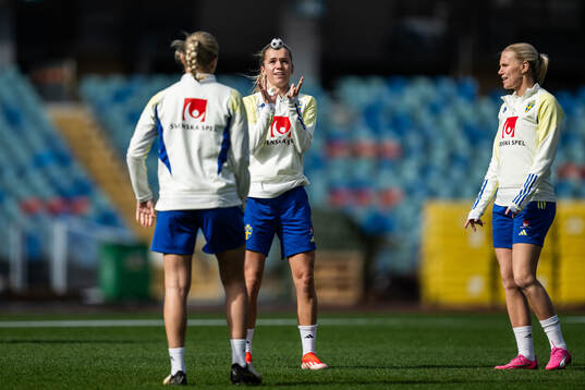 Amanda Nildén, Hanna Lundkvist and Josefine Rybrink of the