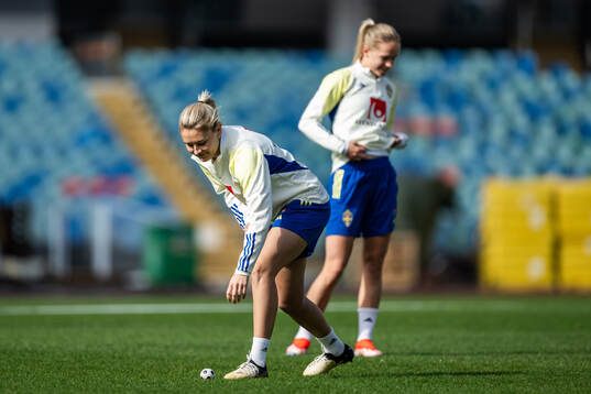 Amanda Nildén of the Swedish women's national football team