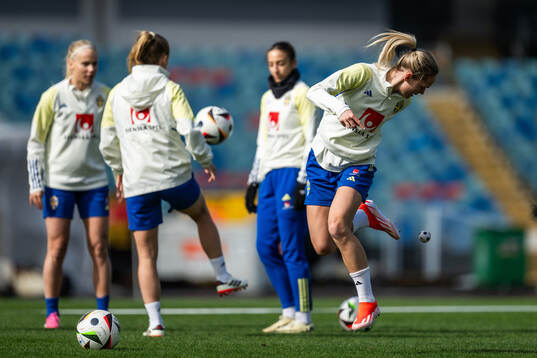Hanna Lundkvist of the Swedish women's national football