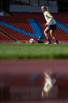 Stina Lennartsson of the Swedish women's national football