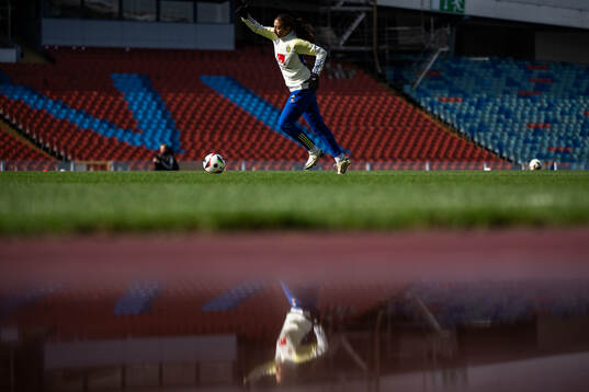 Rusul Rosa Kafaji of the Swedish women's national football